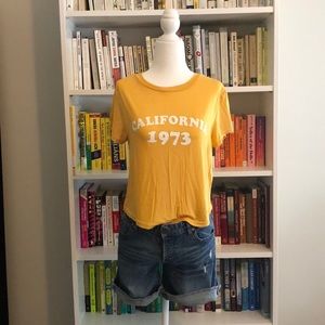 Yellow H&M “California” T-shirt